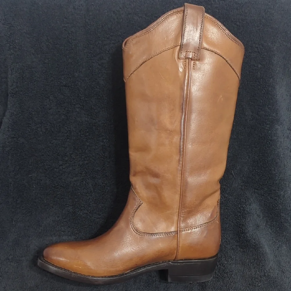 NWOT Frye Women's Cara Brown Western Boots 6.5 B - Picture 7 of 9
